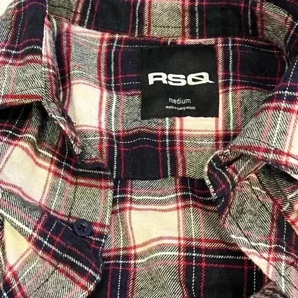 ✨RSQ high quality flannel size medium long sleeve cabin core lumberjack casual - Picture 6 of 6